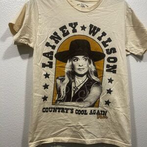 Lainey Wilson Country Graphic Tee - Cream